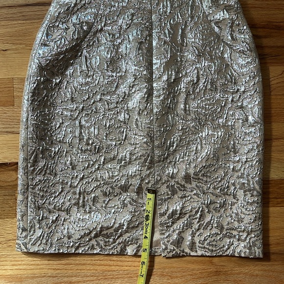 Marchesa Notte Champagne Dress Size 4 - Picture 12 of 13